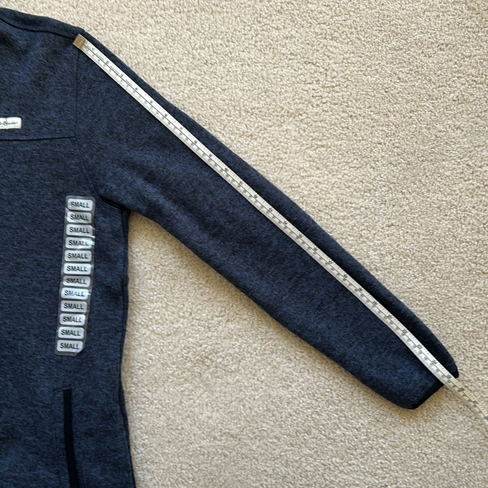 NWT Eddie Bauer Men’s Quarter Zip Sweater Fleece Small - Picture 7 of 9